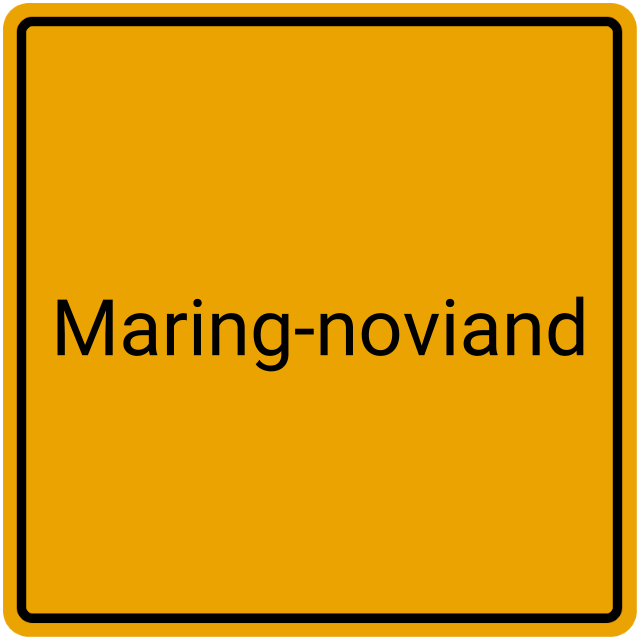 Meldebestätigung Maring-Noviand