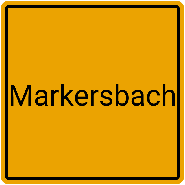 Meldebestätigung Markersbach