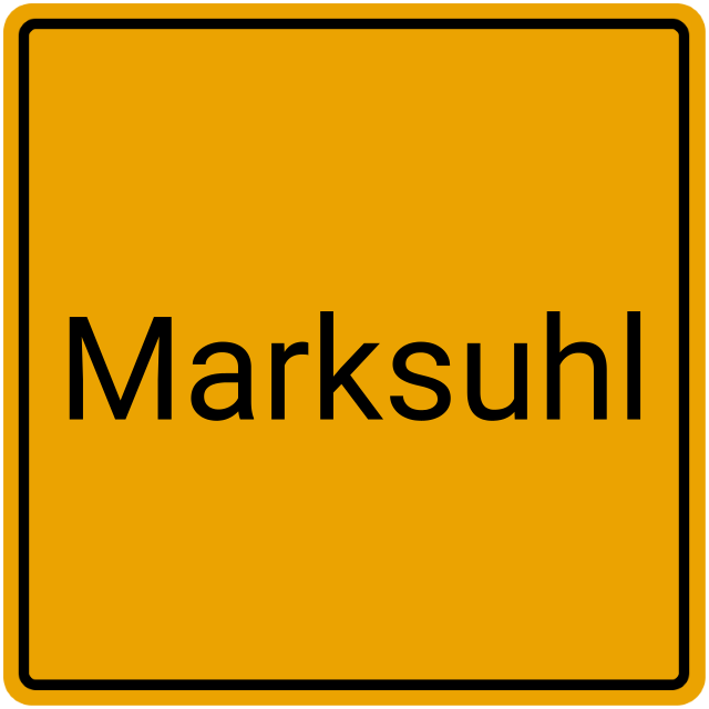 Meldebestätigung Marksuhl