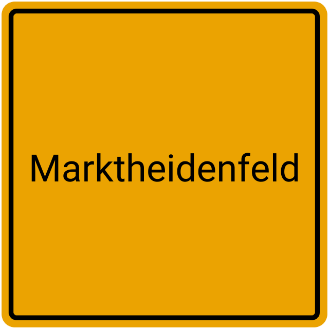 Meldebestätigung Marktheidenfeld