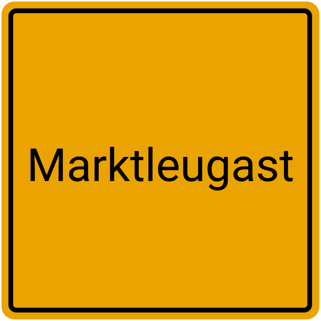 Meldebestätigung Marktleugast