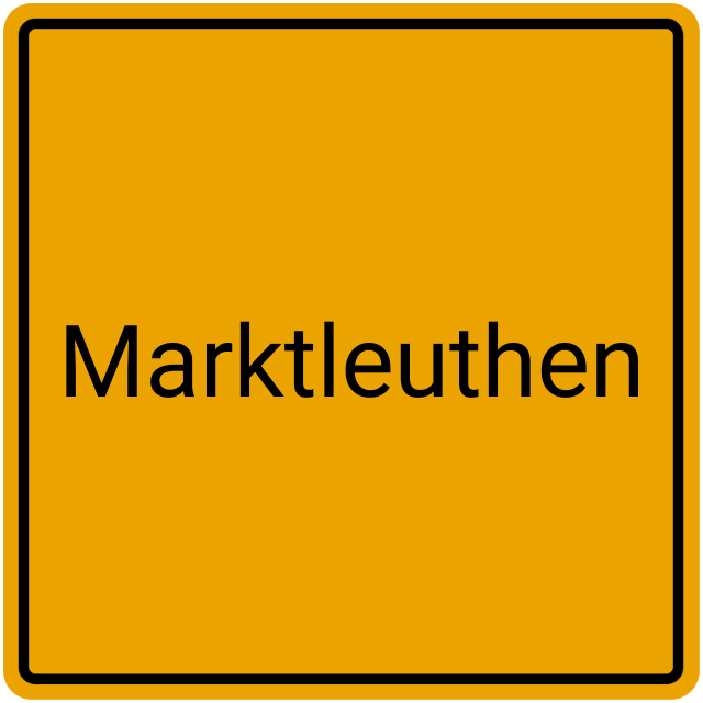 Meldebestätigung Marktleuthen