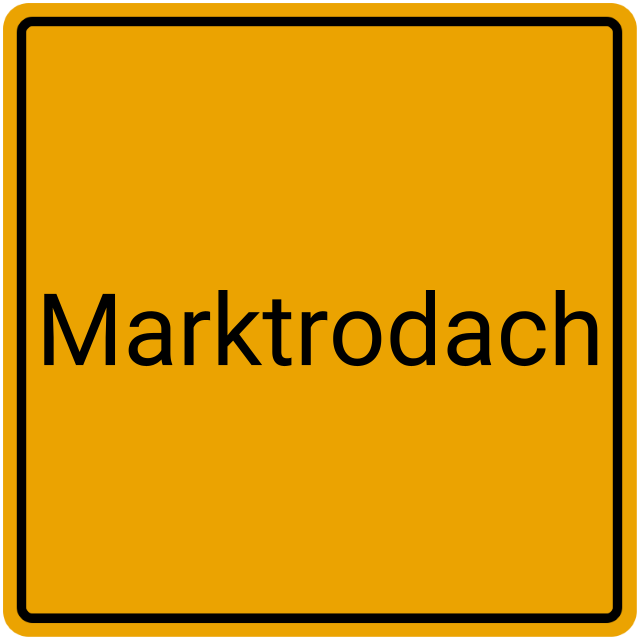 Meldebestätigung Marktrodach