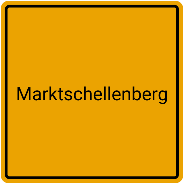 Meldebestätigung Marktschellenberg