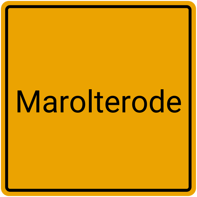 Meldebestätigung Marolterode