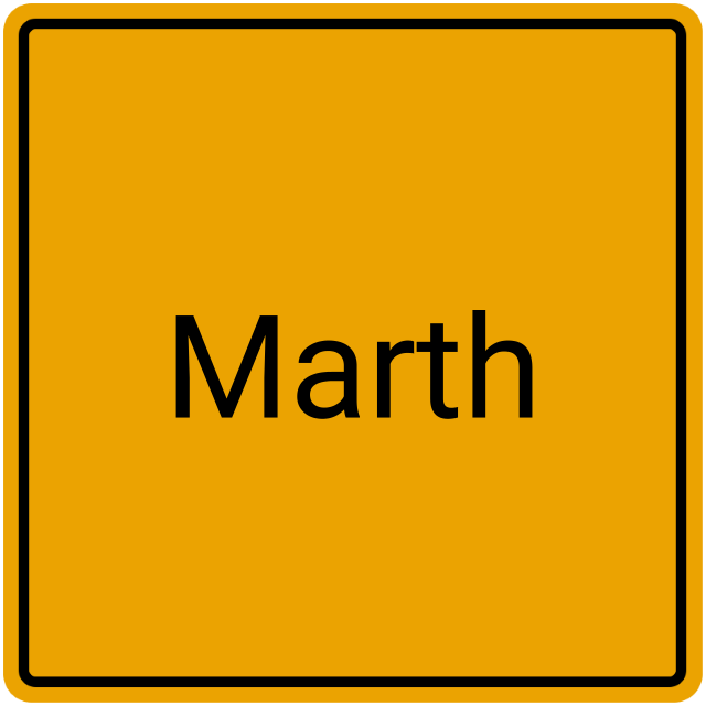 Meldebestätigung Marth