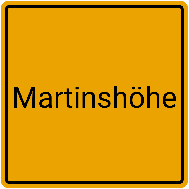 Meldebestätigung Martinshöhe