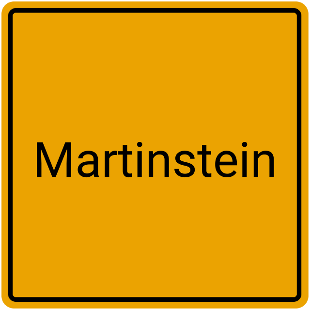 Meldebestätigung Martinstein