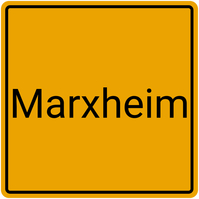 Meldebestätigung Marxheim