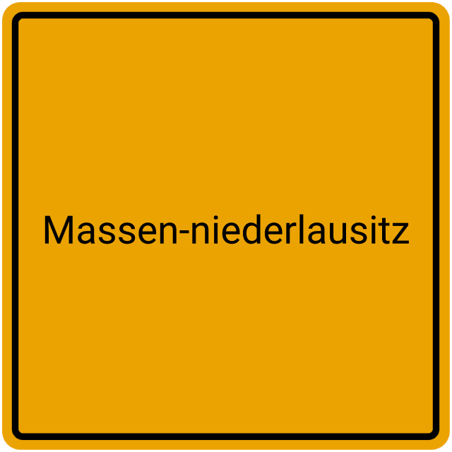 Meldebestätigung Massen-Niederlausitz