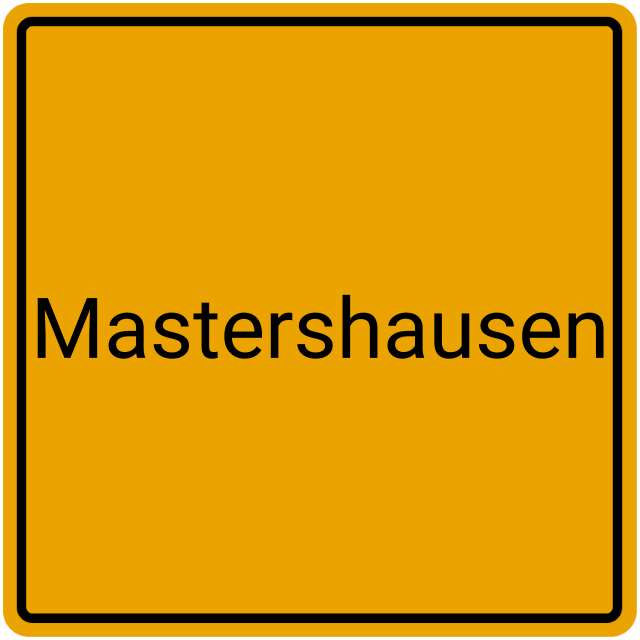 Meldebestätigung Mastershausen