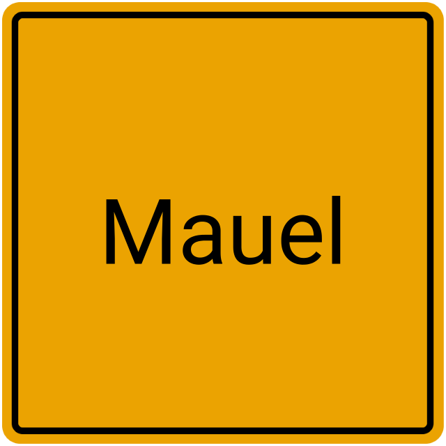 Meldebestätigung Mauel