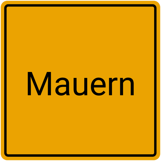 Meldebestätigung Mauern