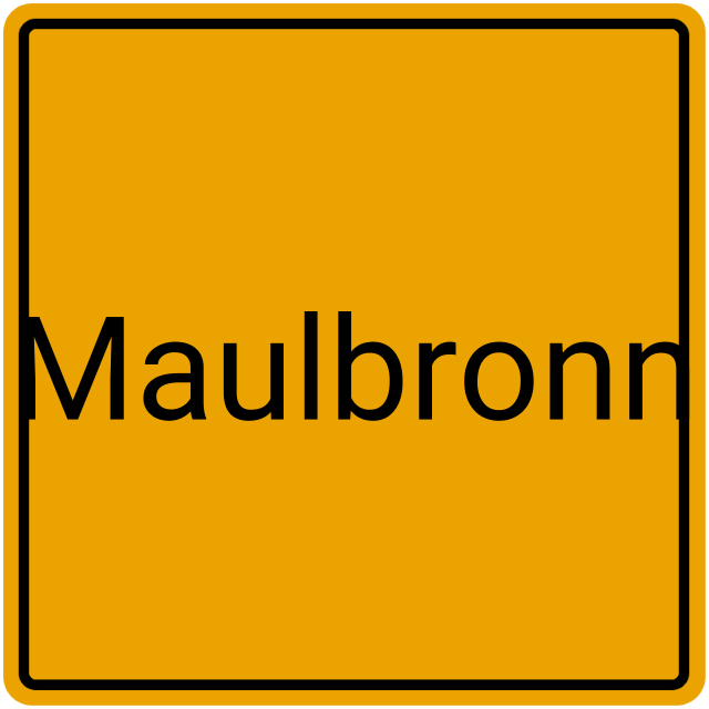 Meldebestätigung Maulbronn