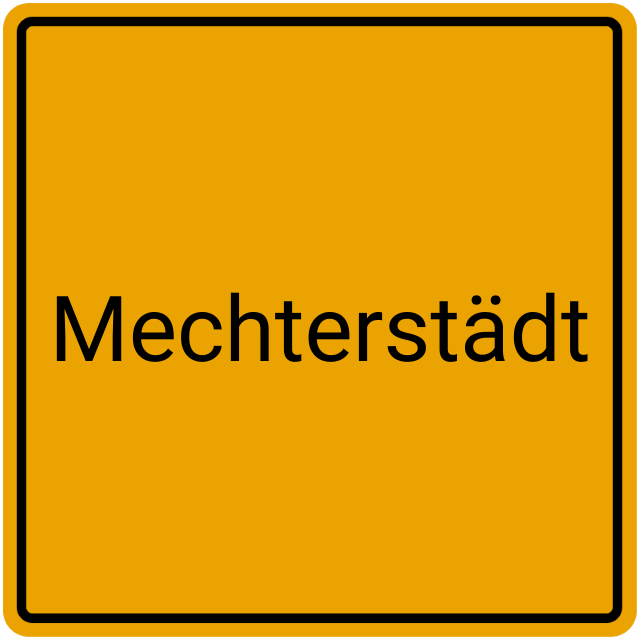 Meldebestätigung Mechterstädt