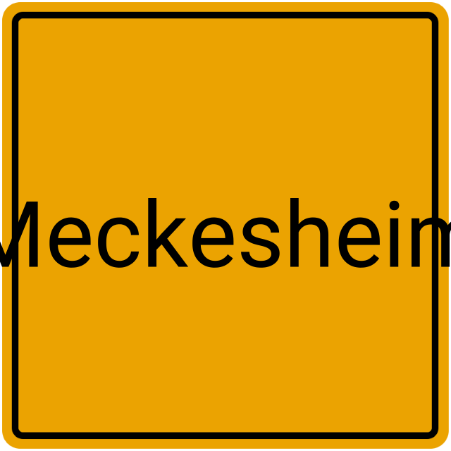 Meldebestätigung Meckesheim