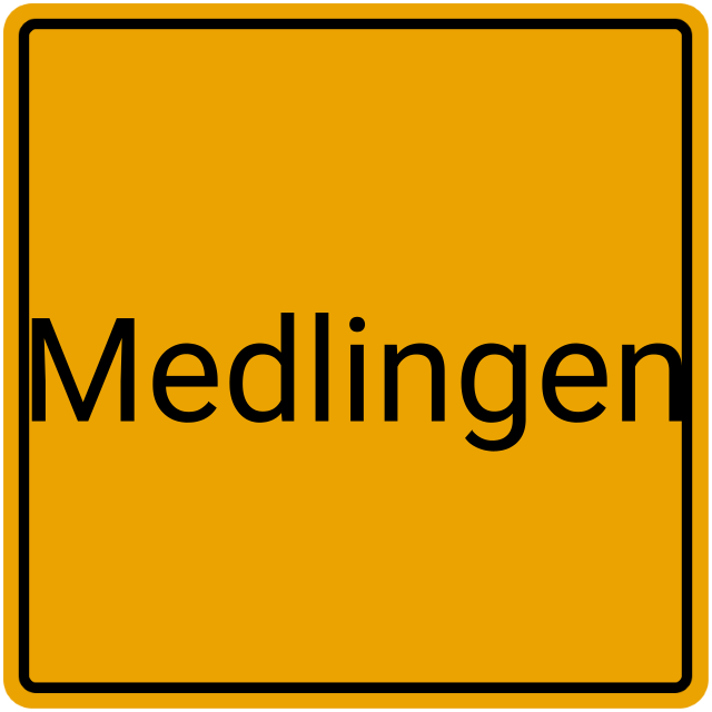 Meldebestätigung Medlingen