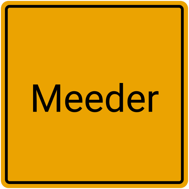 Meldebestätigung Meeder