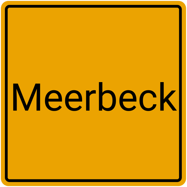 Meldebestätigung Meerbeck