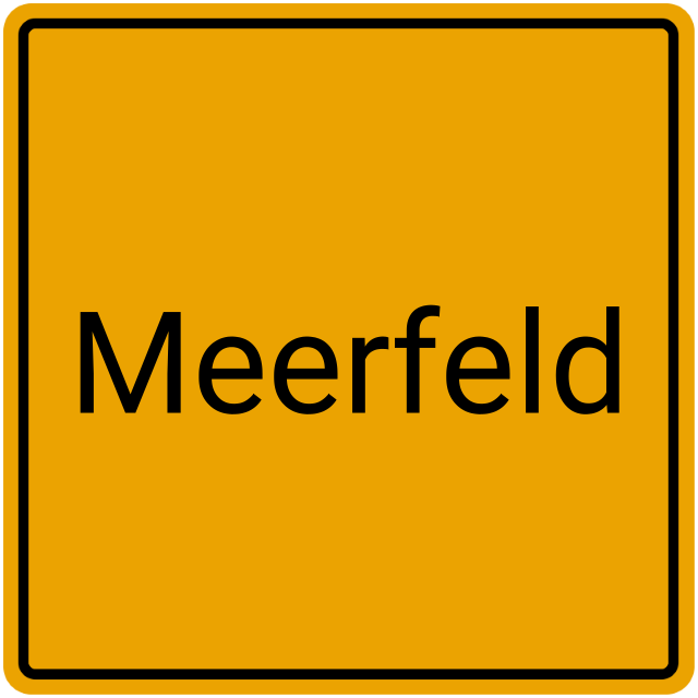 Meldebestätigung Meerfeld