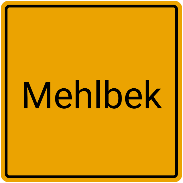 Meldebestätigung Mehlbek