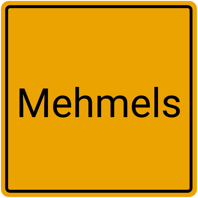 Meldebestätigung Mehmels