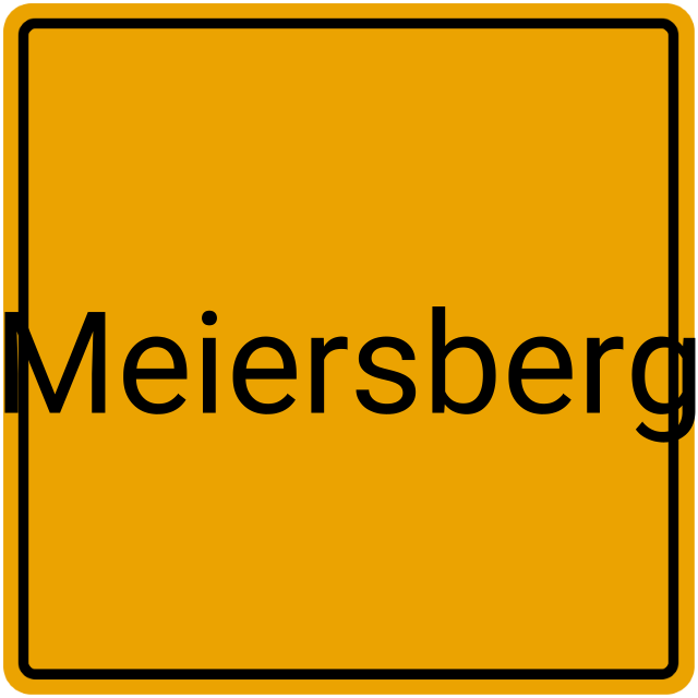 Meldebestätigung Meiersberg