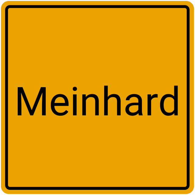Meldebestätigung Meinhard