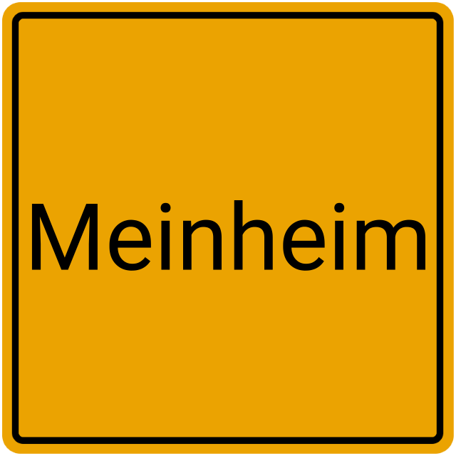 Meldebestätigung Meinheim