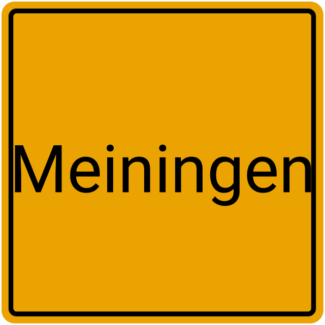 Meldebestätigung Meiningen