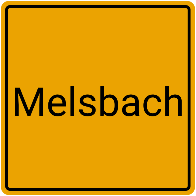 Meldebestätigung Melsbach