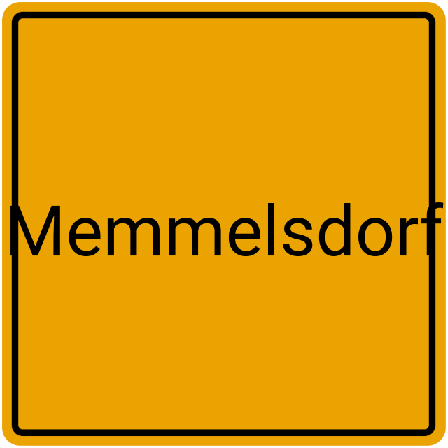 Meldebestätigung Memmelsdorf