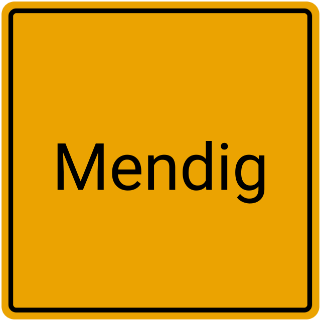 Meldebestätigung Mendig