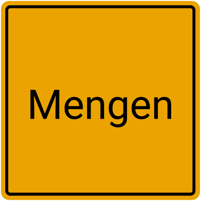 Meldebestätigung Mengen