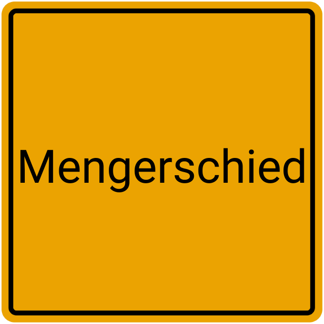 Meldebestätigung Mengerschied