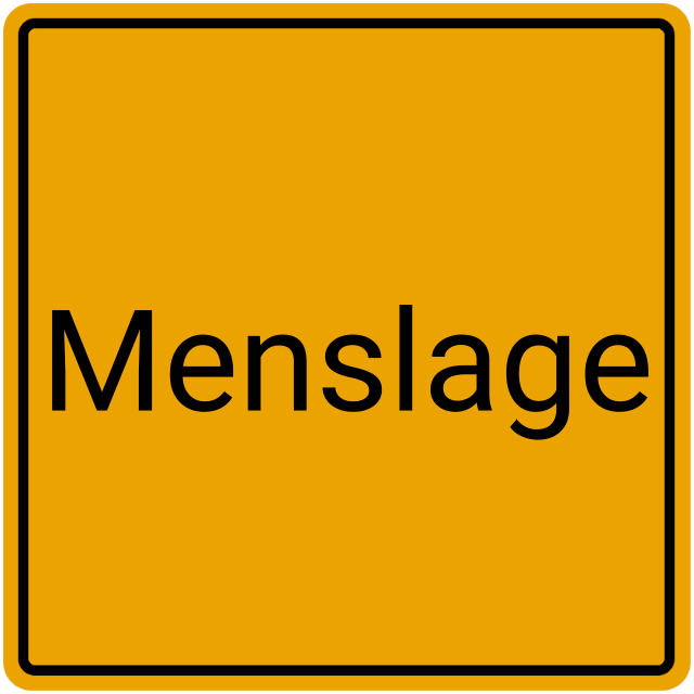 Meldebestätigung Menslage