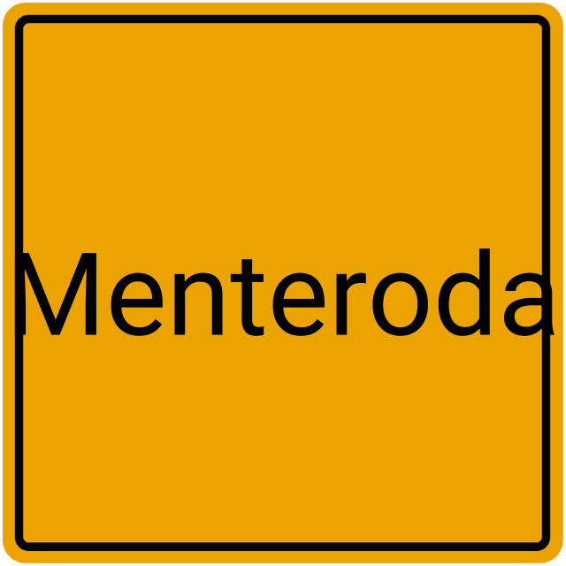 Meldebestätigung Menteroda