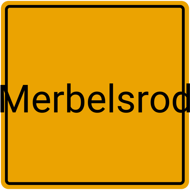 Meldebestätigung Merbelsrod