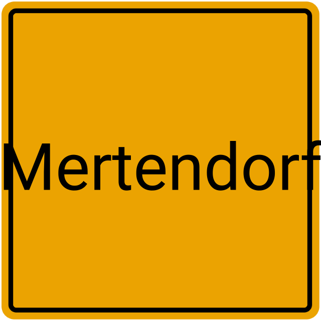 Meldebestätigung Mertendorf