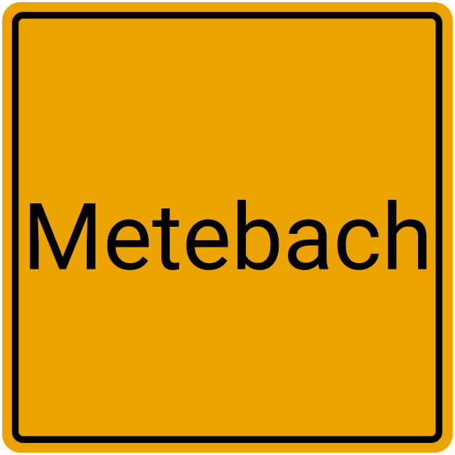 Meldebestätigung Metebach