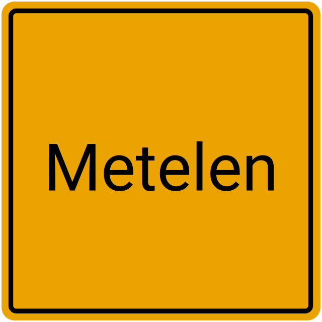 Meldebestätigung Metelen