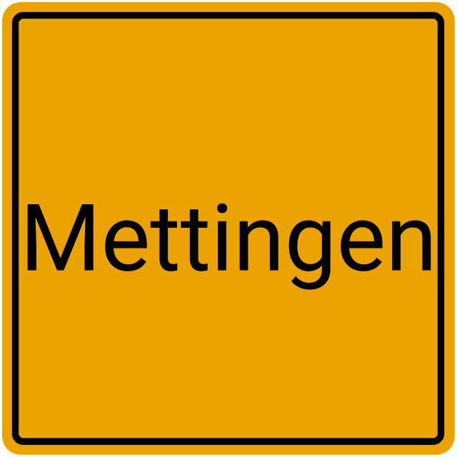 Meldebestätigung Mettingen