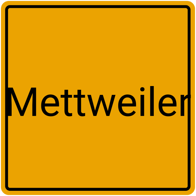 Meldebestätigung Mettweiler