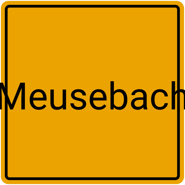 Meldebestätigung Meusebach