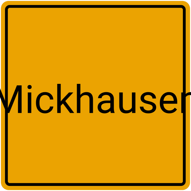 Meldebestätigung Mickhausen