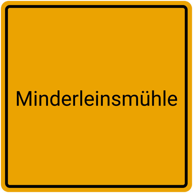 Meldebestätigung Minderleinsmühle