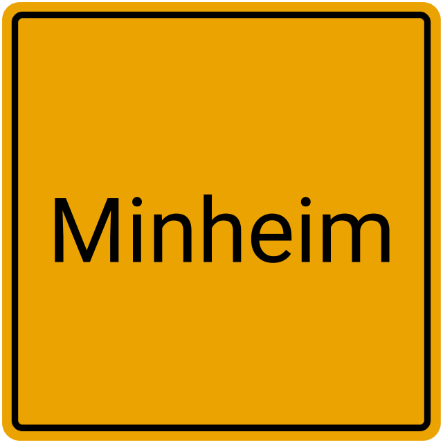 Meldebestätigung Minheim