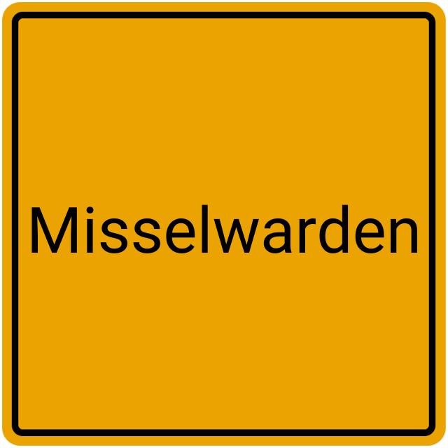 Meldebestätigung Misselwarden