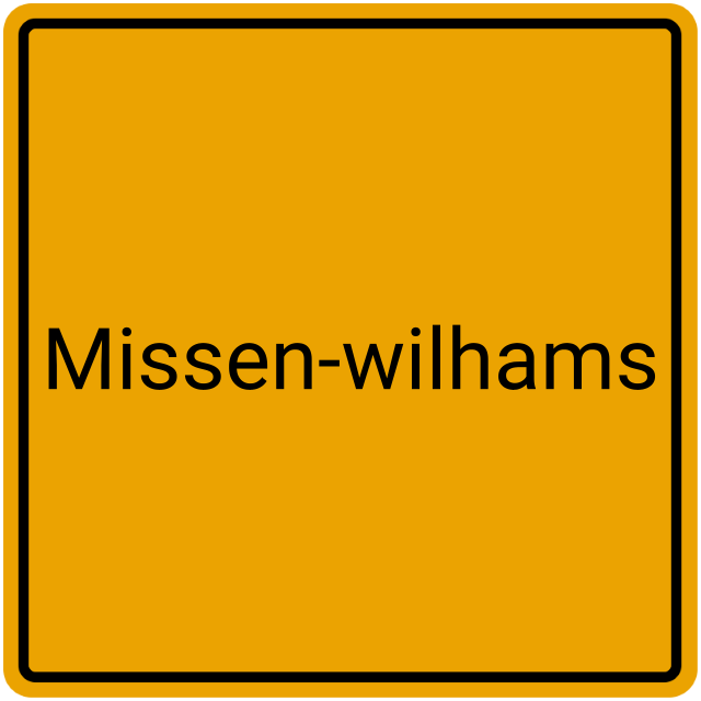 Meldebestätigung Missen-Wilhams