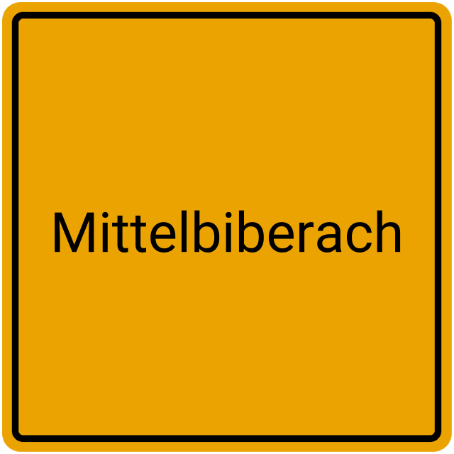 Meldebestätigung Mittelbiberach